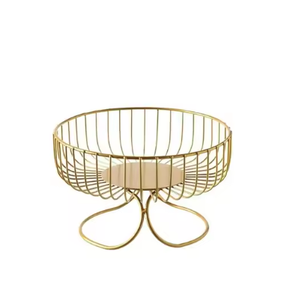 กล่องผลไม้แห้งพร้อมตะกร้าโลหะเหล็กทนทานสำหรับห้องนั่งเล่นของตกแต่งบ้านตะกร้าโลหะขายดี - Product Image 2