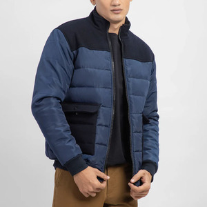 Chaqueta Acolchada Ligera, Vintage, Formal, Ecológica, con Cobertura Facial Completa, Resistente al Agua, con Logotipo Frontal Personalizado, Unisex, para Invierno - Product Image 2