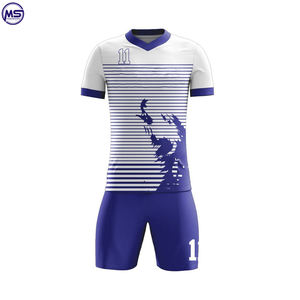 ชุดฟุตบอล 2023 แบบใหม่ ผลิตจากวัสดุแห้งเร็ว ขายส่ง ชุดฟุตบอลครบชุด คุณภาพสูง - Product Image 2