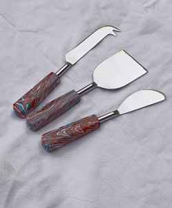 ชุดมีดหั่นชีสทำด้วยมือมีดหั่นชีสทำจากเรซินและเคมี - Product Image 2