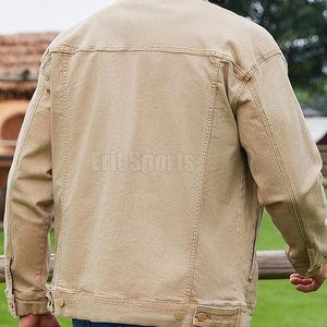 Chaqueta de invierno para hombre de alta calidad con corte moderno y tela suave, chaqueta de mezclilla para hombre, atuendos casuales. - Product Image 6