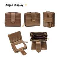Dompet Wanita Sachie Berkapasitas Besar Motif Kulit Buaya Bahan Kulit Sintetis Premium dengan Lapisan Satin 11 Slot Kartu Kantong Koin Ber-resleting