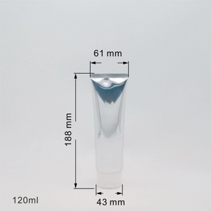 Tubes en plastique ronds personnalisés de <span class=keywords><strong>40</strong></span> <span class=keywords><strong>mm</strong></span> de diamètre, 10 ml, avec bouchon à rabat pour écran solaire, poudre libre, crème pour les yeux, fard à joues, emballage cosmétique - Product Image 2