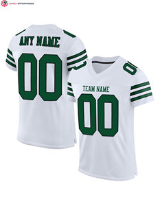 Fabricants de maillots de football américain classique personnalisés maille respirante sublimation chemises de football de rue maillot d'équipe - Product Image 1