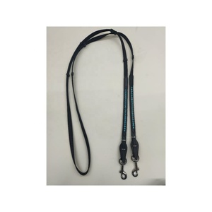 Brida de caballo de cuero duradero con logotipo personalizado más vendido con Riendas de cristal precio competitivo equitación deportes Halter - Product Image 3