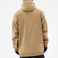 Sudadera con Capucha para Hombre, Personalizada, de Invierno, Resistente al Viento, Impermeable, Transpirable, con Bordado 3D, Lavada con Piedras, Ecológica, 100% Algodón, para Snowboard y Esquí