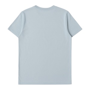 Camiseta de Manga Corta con Cuello Redondo para Mujer, Color Azul Cielo, 100% Algodón Orgánico de Lujo, Preencogido, Certificado GOTS, Ajuste Clásico, Suave y Premium - Product Image 2