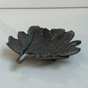 Ensemble générique de 3 bols à fruits secs, design classique avec finition nickel noir, bol à feuilles fait à la main pour l'occasion du mariage - Product Image 6