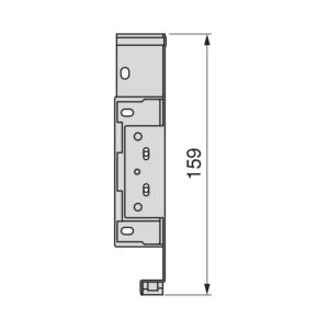 Emuca Simplex 25kg cassetto esterno in acciaio verniciato bianco 159mm altezza 440mm profondità - Product Image 4