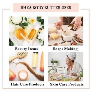 Mantequilla de cuerpo de Shea 100% puro, totalmente Natural, para aclarado de la piel, venta al por mayor a precio al por mayor - Product Image 4