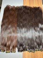 Meilleure offre 2025 soyeux droits non transformés sans enchevêtrement cuticules alignés cheveux indiens 100% cheveux bruts cheveux humains indiens naturels