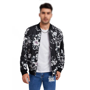 Blouson d'aviateur en polyester de haute qualité pour hommes dernière conception avec col montant disponible en différentes couleurs vêtements d'extérieur - Product Image 1