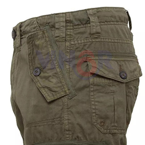Joggers de haute qualité couleur personnalisée Cargo Shorts avec poches rue décontracté coton hommes Shorts rubans pantalons courts pour hommes vêtements - Product Image 4