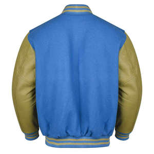 Chaqueta Varsity Unisex de Invierno de Primera Calidad, 100% Lana, con Bordado Frontal, Cierre con Botones de Cuerno, Transpirable y de Secado Rápido - Product Image 2