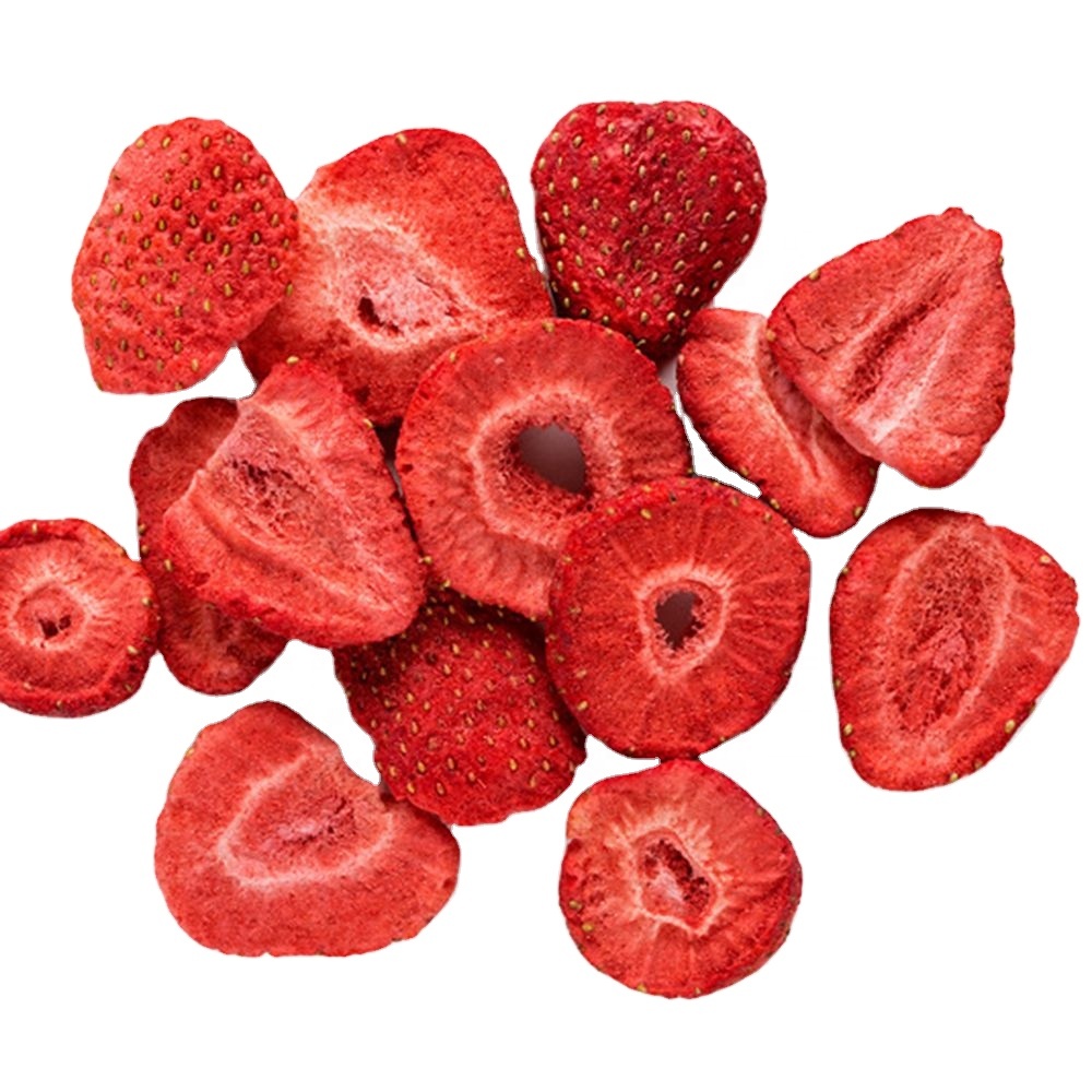 Health and high quality Freeze dried strawberry whole/sliced FD strawberry