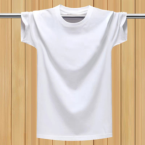 Men's Short Sleeve T-Shirt Soft Comfortable Thick Heavy Cotton <b>Round</b> Neck 100% <b>Canvas</b>-ODM Supply - Product Image 6