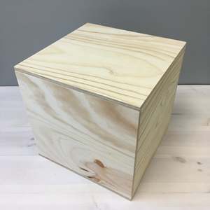 กล่องเก็บของเล่นไม้ 320x320x320 มม. - Product Image 1