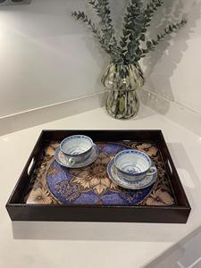 MDF Wooden <b>Enamel</b> Coated Design Serving <b>Tray</b> Hotels & Restaurant Kitchenware Table <b>Tray</b> High Quality - Product Image 2