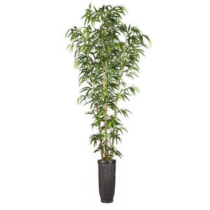 Vietnam 93 <b>Artificial</b> Bamboo <b>Tree</b> in Planter Durable Bamboo Crafts for Indoor Decor - Product Image 1