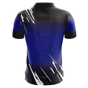 Polo-shirts de sublimation à faible MOQ, fabrication d'usine de haute qualité, vente en gros de polo-shirts de sublimation pour hommes - Product Image 3
