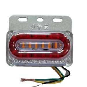 Red and White Led Truck <strong>Side</strong> Warning <strong>Lamp</strong> 12v-24v for Benz Volvo DAF <strong>MAN</strong> Scania Iveco - Product Image 1