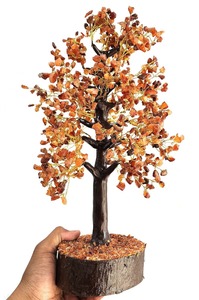 Escultura Decorativa para el Hogar de Feng Shui con Piedras Preciosas Hechas a Mano de Primera Calidad, Estilo Hada, Mascota de 1000 Virutas de Cornalina - Product Image 4