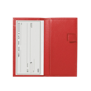 Porte-chéquier en cuir PU souple avec logo personnalisé en vrac pour hommes - Product Image 4