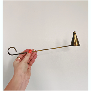 เทียนขัดกระจกทำจากทองเหลืองคุณภาพดีอุปกรณ์เสริมสำหรับเทียนที่มีโครงสร้างสวยงามเทียนโลหะ - Product Image 1