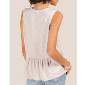 2024 été Logo personnalisé broderie impression respirant femmes Jersey débardeurs conceptions de vente chaude aux prix de gros - Product Image 5