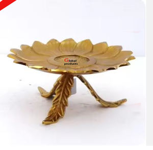 Tazón para servir chocolate de acero inoxidable de metal con acabado dorado de gran calidad con asa para restaurante y bar de hotel - Product Image 2