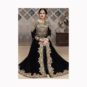 2024 estilo único Afghani Ladies Salwar Kameez Casual Wear vestido largo bordado con diseño de parche para mujer - Product Image 5