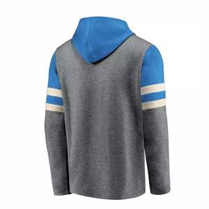 Haute qualité surdimensionné mode 2023 Logo personnalisé couleur Pure sweats à capuche à manches longues pour hommes grande taille - Product Image 2