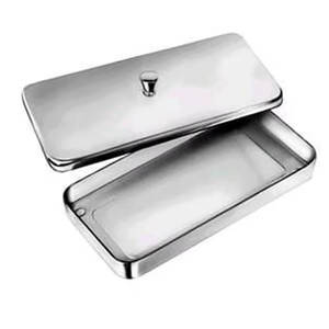 Caja de instrumentos Manual de acero inoxidable de alta calidad para uso médico herramientas quirúrgicas reutilizables embalaje personalizado OEM/ODM - Product Image 1