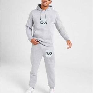 Chándales para hombre Conjuntos de chándal de 2 piezas Sudaderas con capucha de manga larga de lana Pantalones para correr Trajes atléticos para correr - Product Image 3