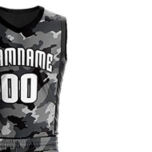 Sublimación Baloncesto Ropa Camiseta Chalecos Pantalones cortos Equipo Uniformes Set | Parche bordado Nuevo estilo Diseño Baloncesto Kit - Product Image 5