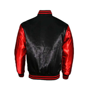 Personnalisable Hommes Stand Varsity Veste Nouveau Style Hiver Coton Laine Cuir Épaule Manches Logo Taille Personnalisée pour Letterman - Product Image 5