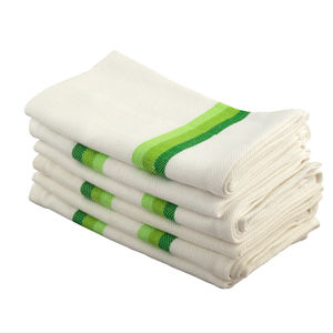 Juego de 4 elegantes toallas de cocina de 100% algodón tejidas con hueso de arenque de secado rápido y funcionales - Product Image 1