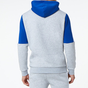 Vente chaude luxe qualité Tech polaire Patchwork sweats à capuche thermiques pull 100% coton à manches longues multicolore à capuche pour l'hiver - Product Image 5