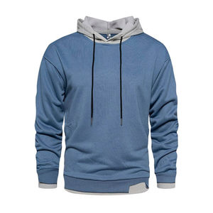 Pull à capuche léger pour homme Sweat à capuche brodé avec logo personnalisé Sweat à capuche d'hiver teint uni en molleton de créateur style streetwear - Product Image 1