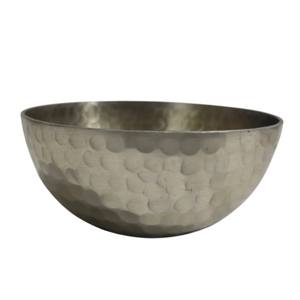 Vintage Hand Hammered Polished Silver Stainless Steel Decorative <b>Serving</b> Bowl Modern Metal Fruit <b>Dish</b> For Home Decor & Events - Product Image 6