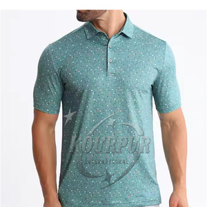 Temporada de verano de alta calidad Sólido 100% Algodón Transpirable Secado rápido Formal para camisa para hombres en tela de punto a precio mayorista - Product Image 1