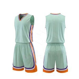 ชุดบาสเก็ตบอลผ้าโพลีเอสเตอร์ชุดกีฬาดีไซน์ใหม่ล่าสุด - Product Image 1