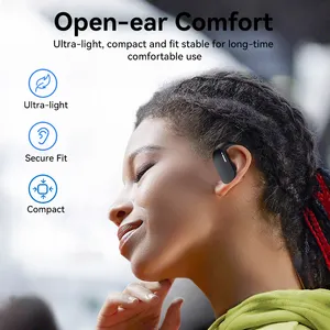 سماعات أذن لاسلكية جديدة من Oem بشاشة عرض Led بتصميم أذن مفتوحة، سماعات أذن، سماعات رأس LDAC، صوت فضائي 2024 Ows، سماعات أذن