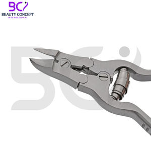 Alicates de Podología de Acero Inoxidable con Doble Palanca, Abertura de Mandíbula Ancha, Cuchilla Curva para Cortar Uñas de los Pies, con Mango Acanalado y Bloqueo - Product Image 2