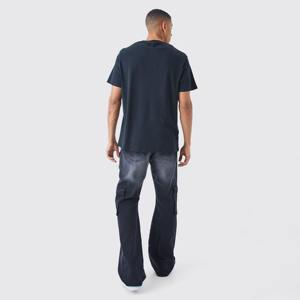 T-shirt surdimensionné pour hommes, vêtements de rue, mode, vente en gros, t-shirts en coton uni OEM, vêtements en vrac à impression personnalisée - Product Image 3