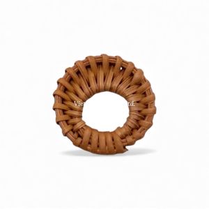 Elemento de Joyería Hecho a Mano con Encanto de Ratán Natural para Pendientes, Collares y Diseños de Artesanía Moderna - Product Image 2