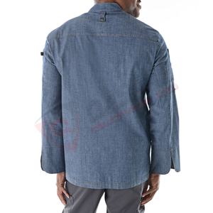 Vintages-Styles Denims-jeans Hommes Manteaux de chef à manches longues Uniformes & Vestes - Product Image 2