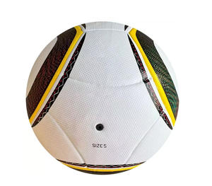 Balón de Fútbol de Cuero PU Tamaño 5, Diseño de Máquina de Entrenamiento de Fútbol Pakistaní, Servicio OEM - Product Image 4