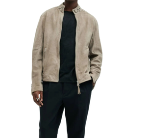 <b>Men</b> Fashion Office Casual <b>Men's</b> Leather <b>Jacket</b> Genuine Goat Skin Multi Color <b>Men's</b> Leather <b>Jackets</b> Customized - Product Image 1