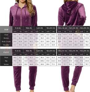 Survêtement à capuche pour femmes, survêtement de Jogging, survêtement d'hiver en Spandex pour femmes - Product Image 1